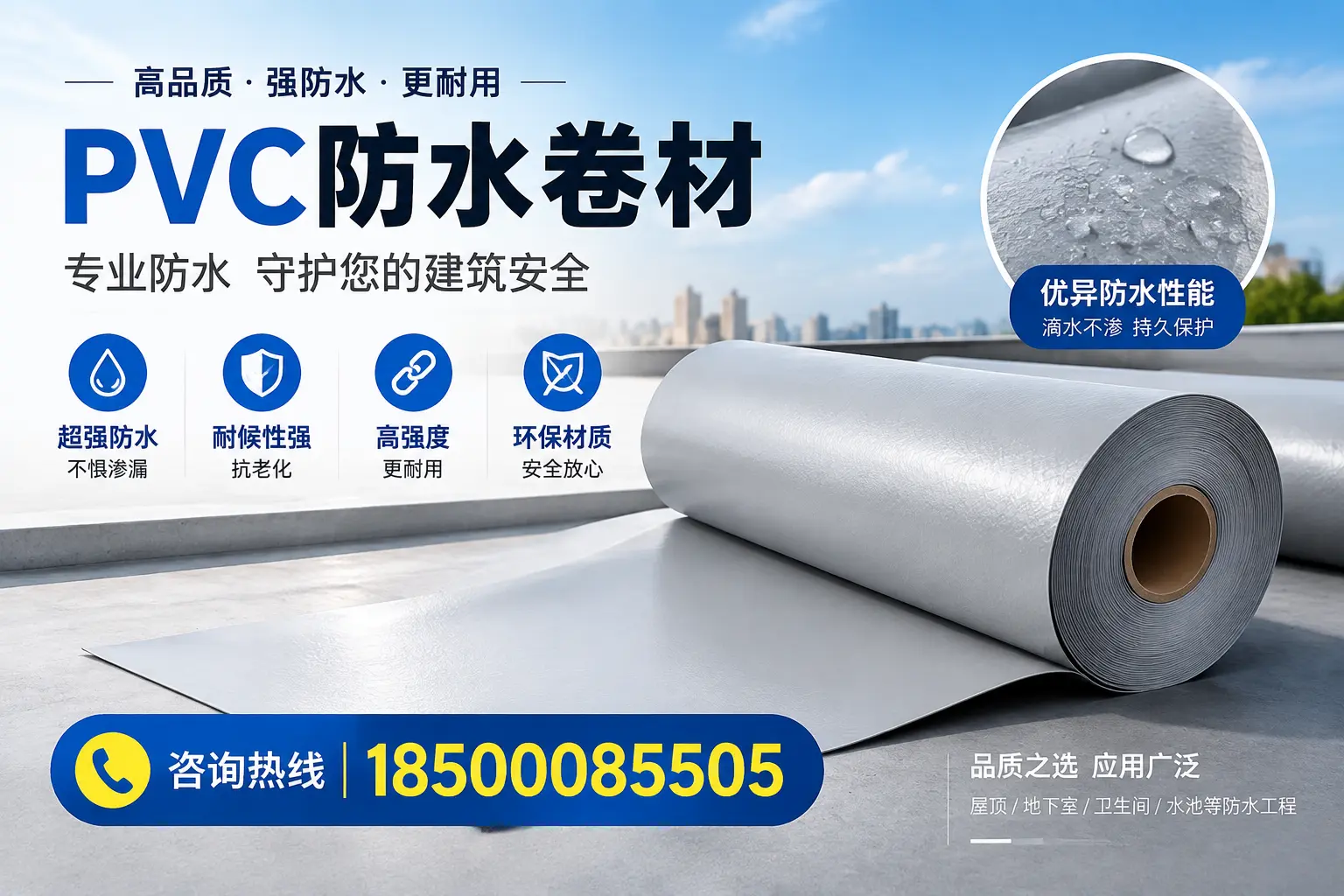 信阳地区pvc防水卷材的市场现状与发展趋势